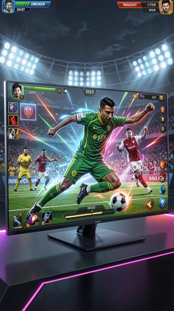 Berbagai pilihan game yang siap dimainkan.