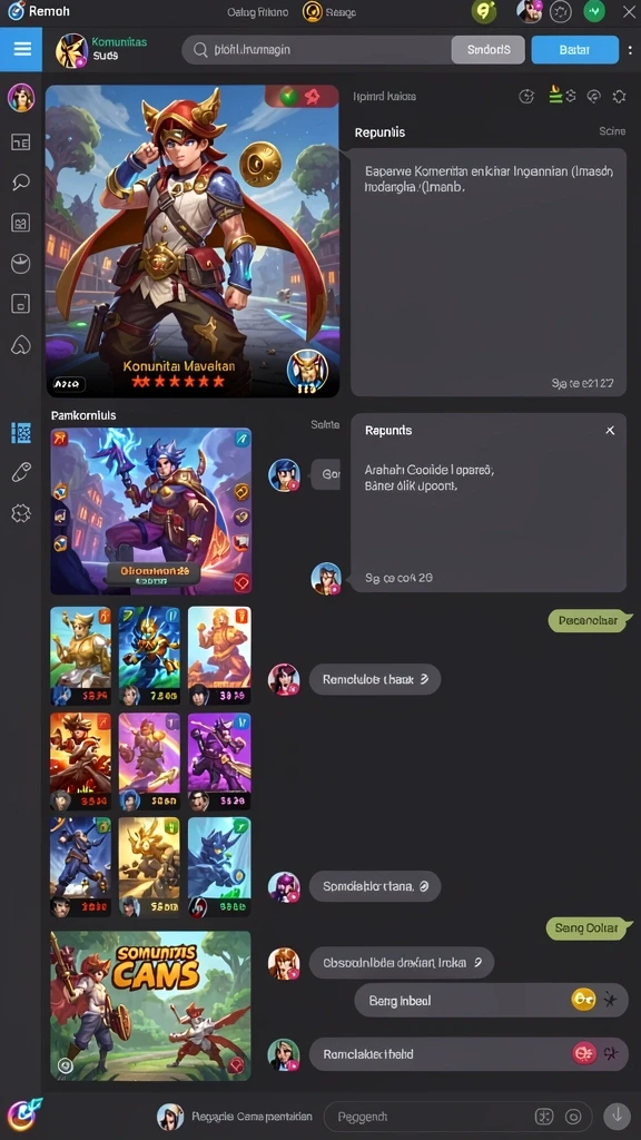 Screenshot menampilkan antarmuka pengguna yang intuitif.