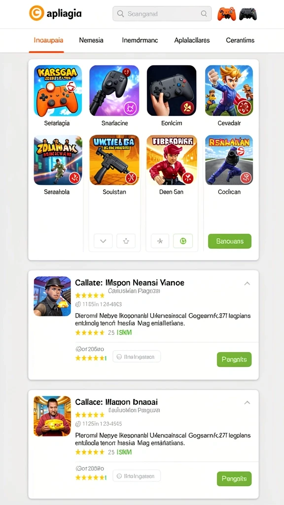 Fitur mode permainan yang mengasyikkan dan beragam.