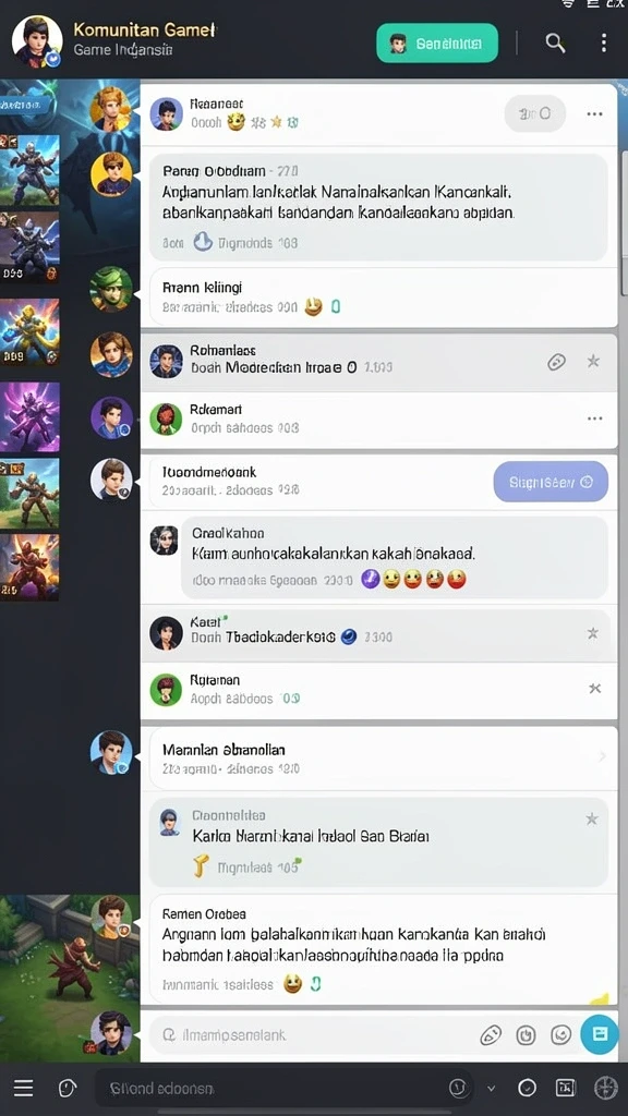 Fitur misi harian yang menantang dan memberi reward.