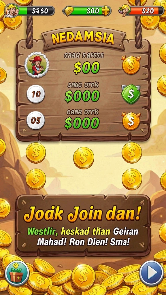 Grafis yang menakjubkan dengan warna yang cerah.