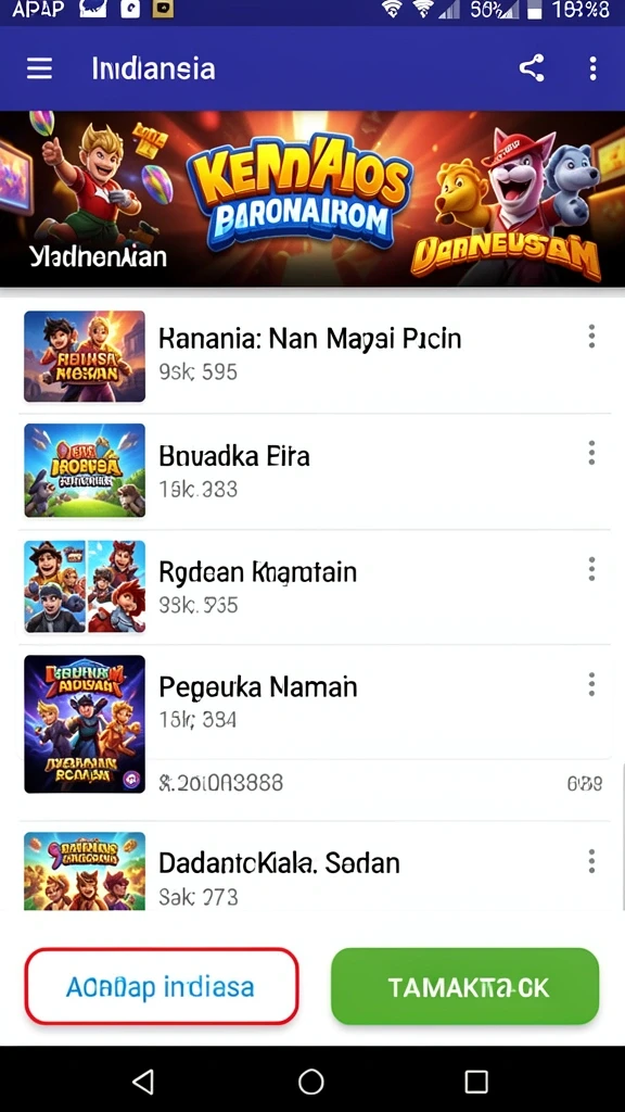 Antarmuka pengguna yang sederhana dan menarik.