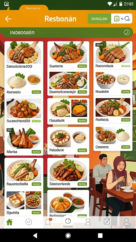 Tampilan antarmuka yang ramah pengguna.
