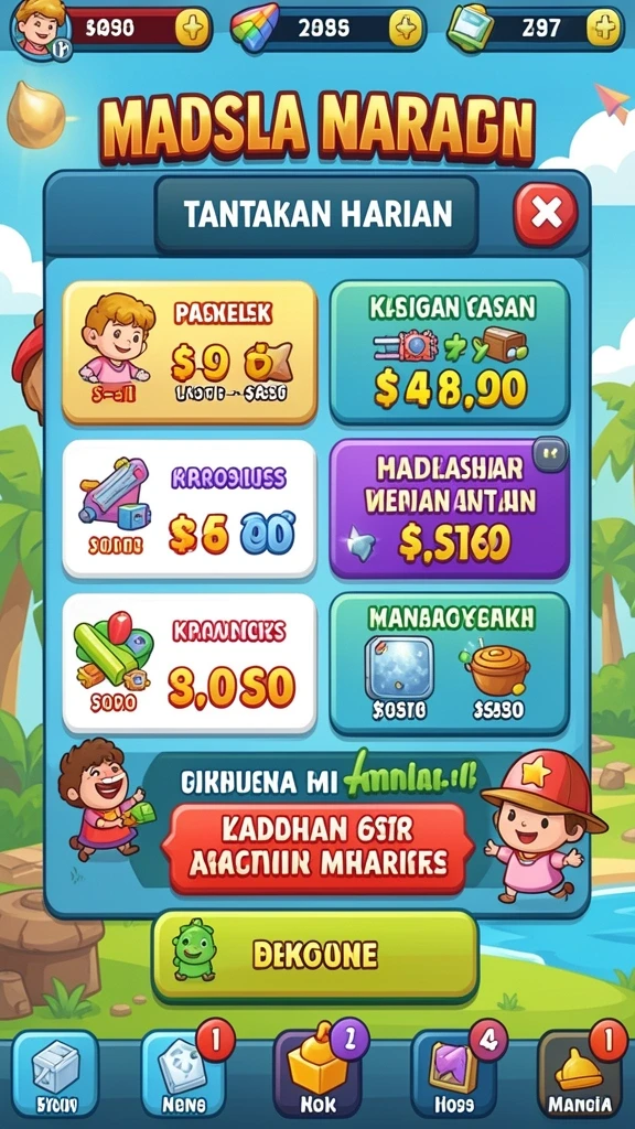 Pengalaman bermain yang mendebarkan dan menantang.
