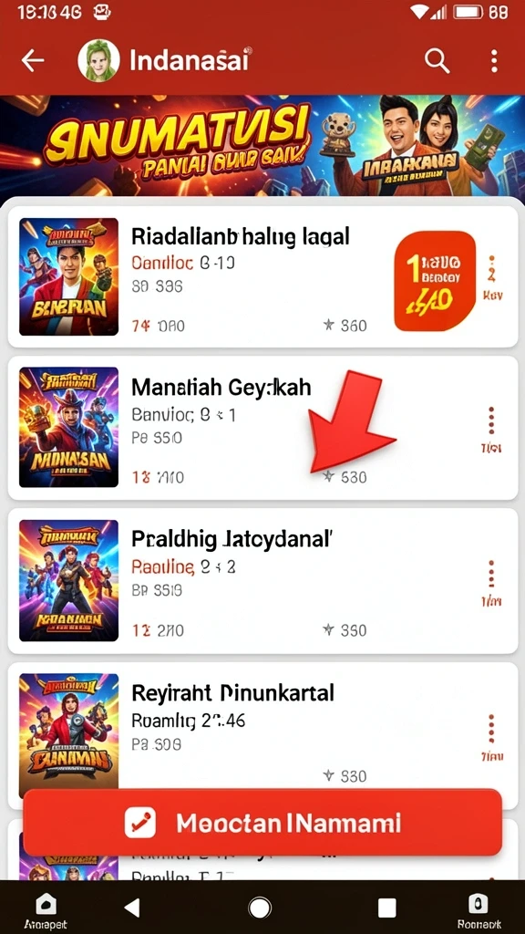 Tampilan level pertama DEWI5000 yang menarik.