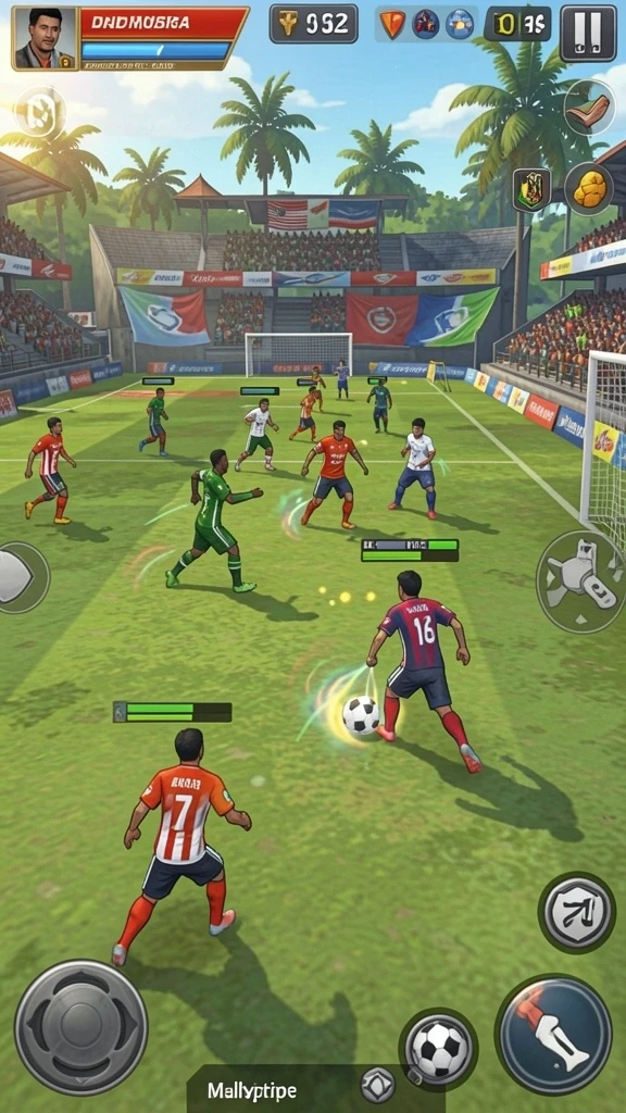 Screenshot menunjukkan pemandangan indah dalam game.