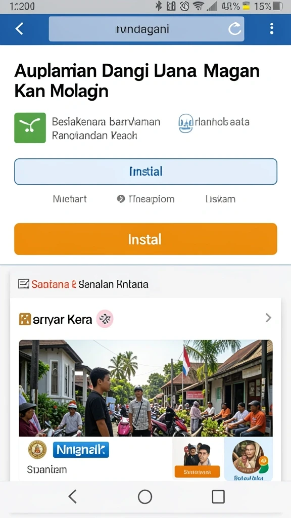 Screenshot ini menampilkan rintangan yang harus dihadapi pemain.
