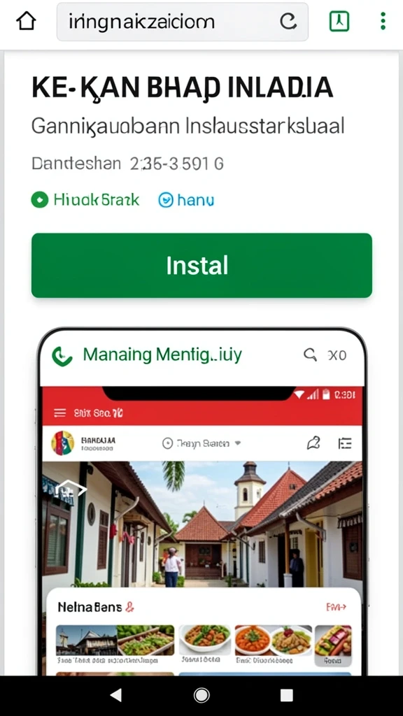 Gambar menunjukkan karakter utama dalam aksi petualangan.