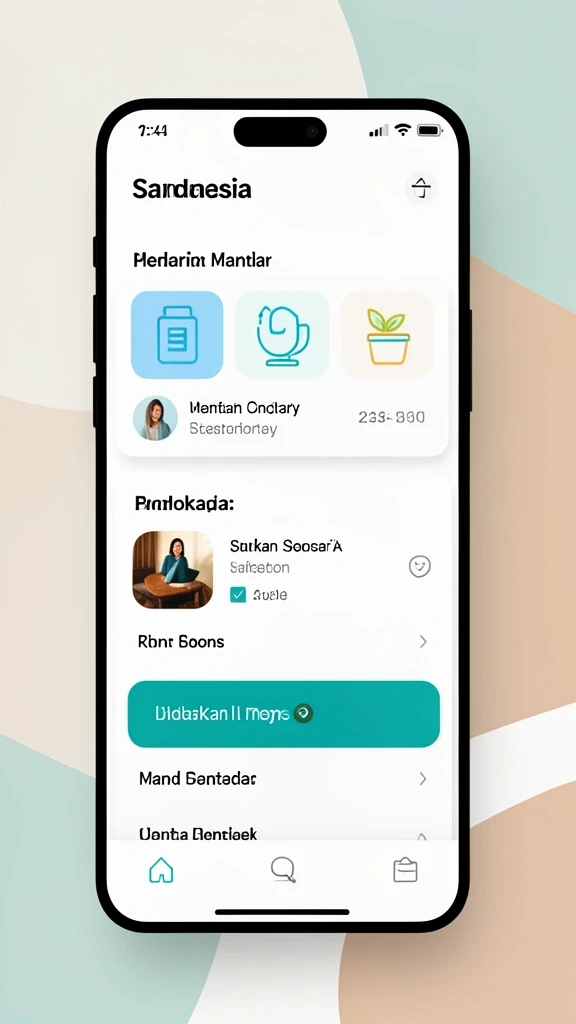 Tampilan awal aplikasinya yang menarik dan responsif.