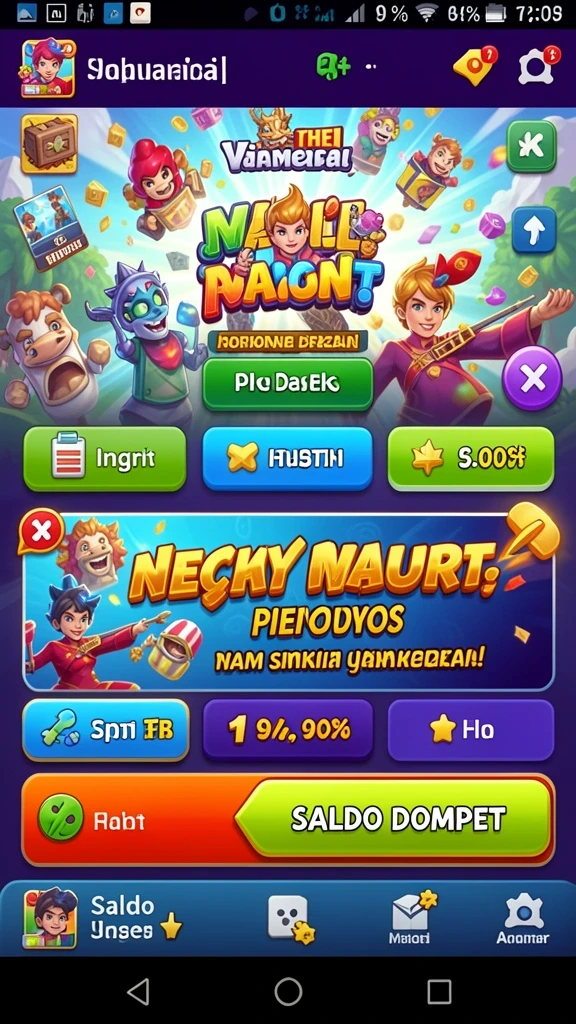Screenshot 2: Momen seru saat bermain dalam mode kompetitif.
