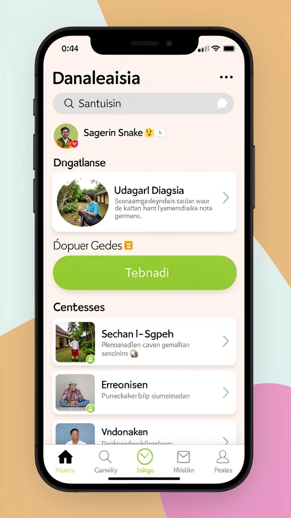 Menu permainan yang mudah dinavigasi dan user-friendly.