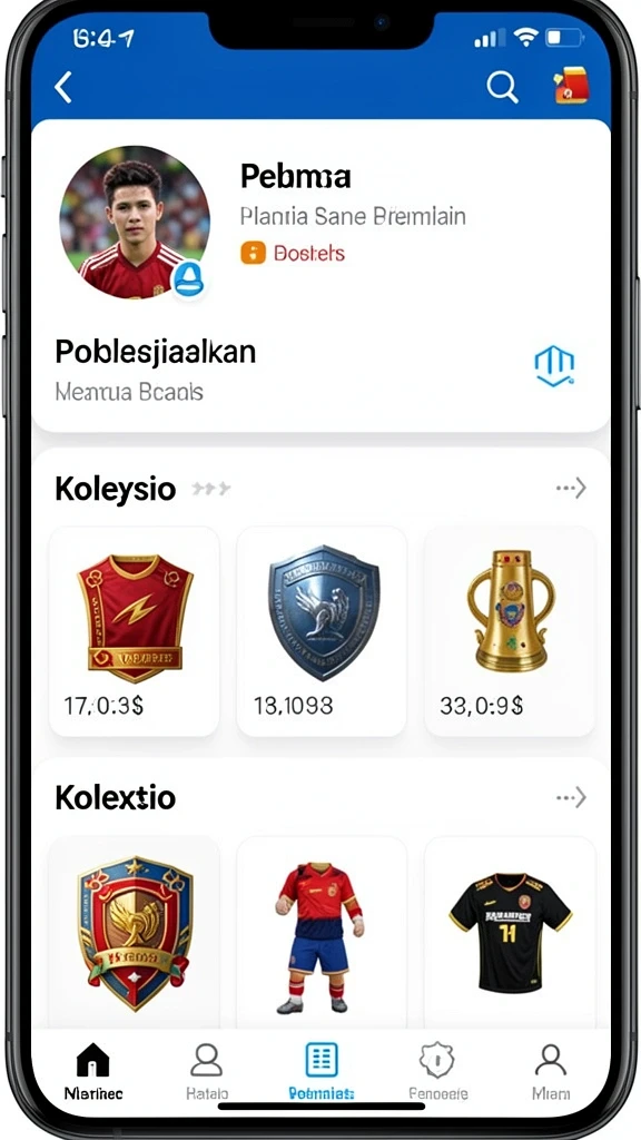 Tampilan awal aplikasi IKNTOTO yang menarik.