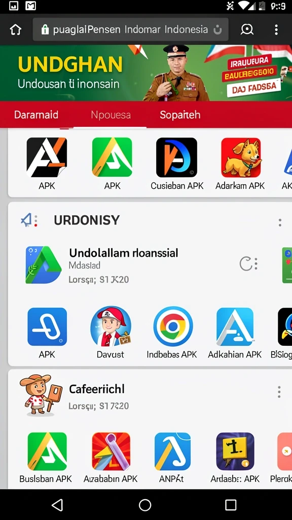 Tampilan antarmuka yang menawan dan mudah dipahami.