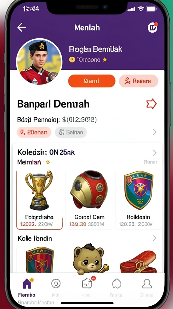 Leaderboard yang menantang pemain.