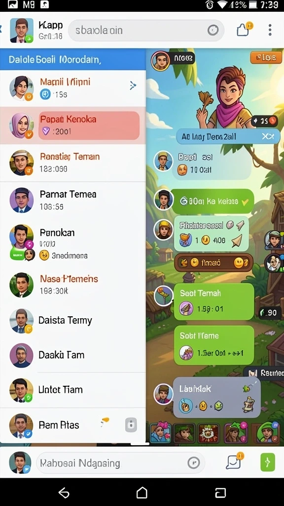 Gambar menampilkan pilihan permainan poker yang seru.