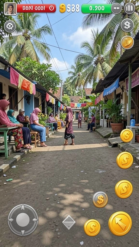 Fitur multiplayer yang memungkinkan bermain bersama teman.
