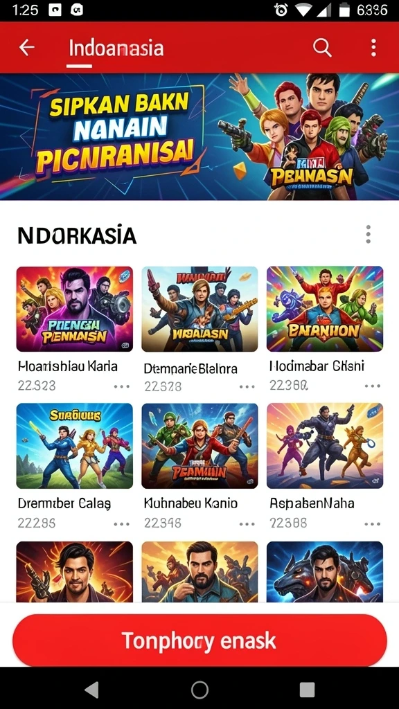 Tangkapan layar dari level yang menantang dan penuh warna.