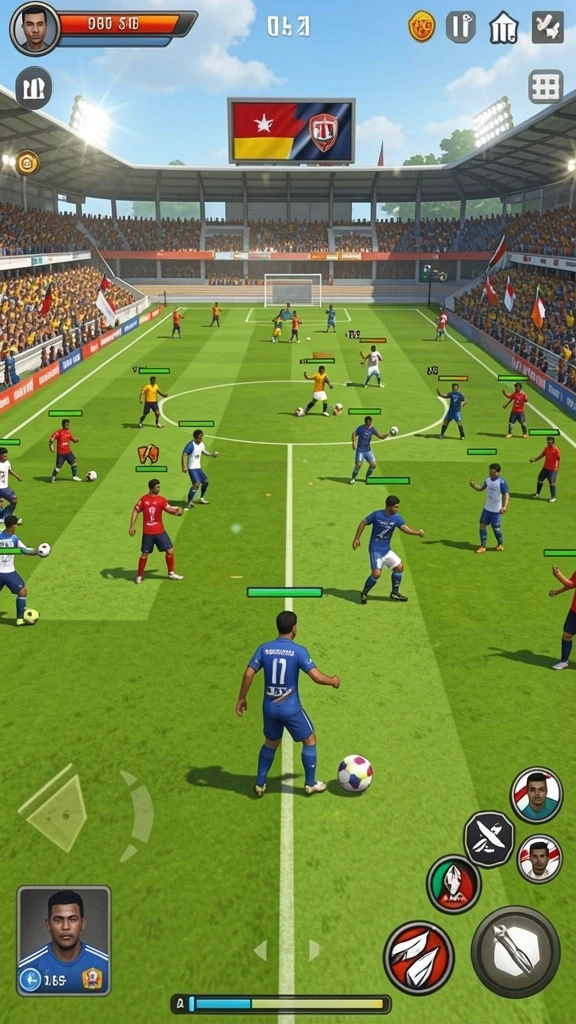 Fitur multiplayer yang memungkinkan permainan bersama teman.