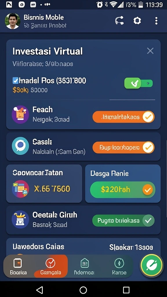 Tampilan awal yang menawan dan intuitif.