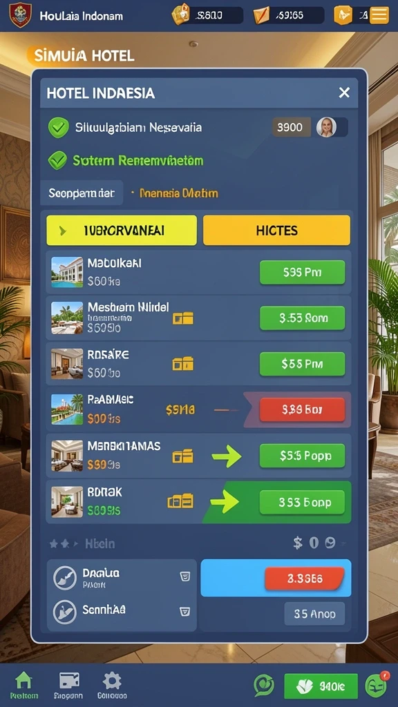 Karakter-karakter unik yang dapat dipilih.