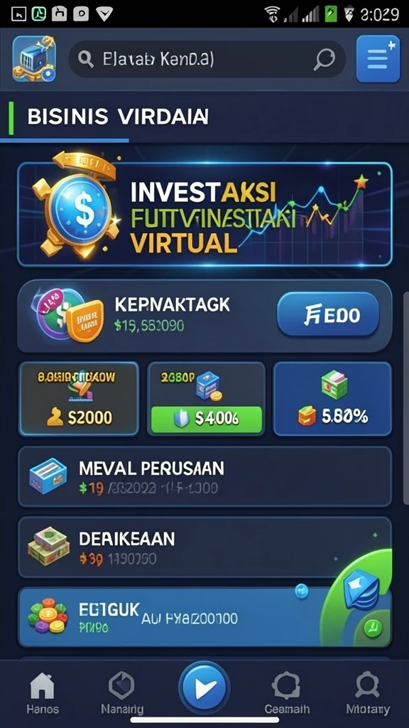 Tampilan antarmuka yang modern dan menarik.