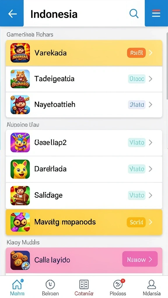 Beragam pilihan permainan judi online yang memikat.