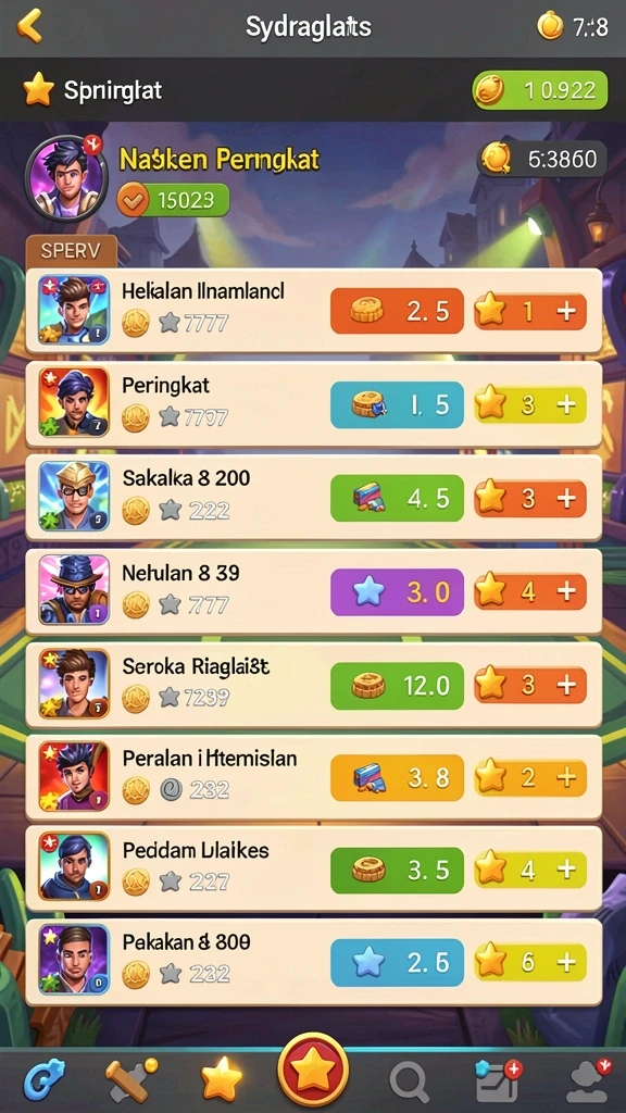 Karakter unik yang dapat dipilih pemain.