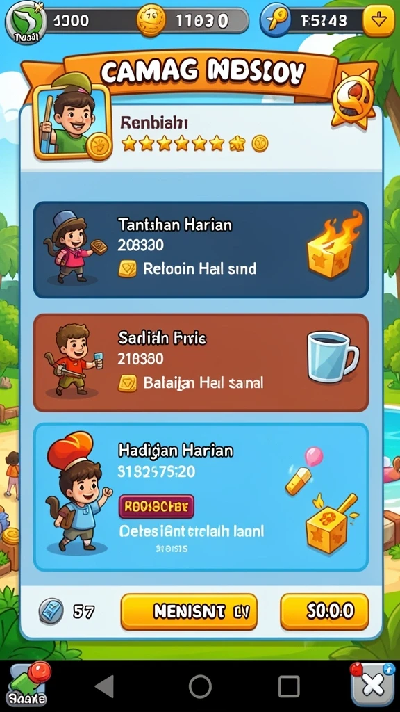 Beragam pilihan permainan yang seru.