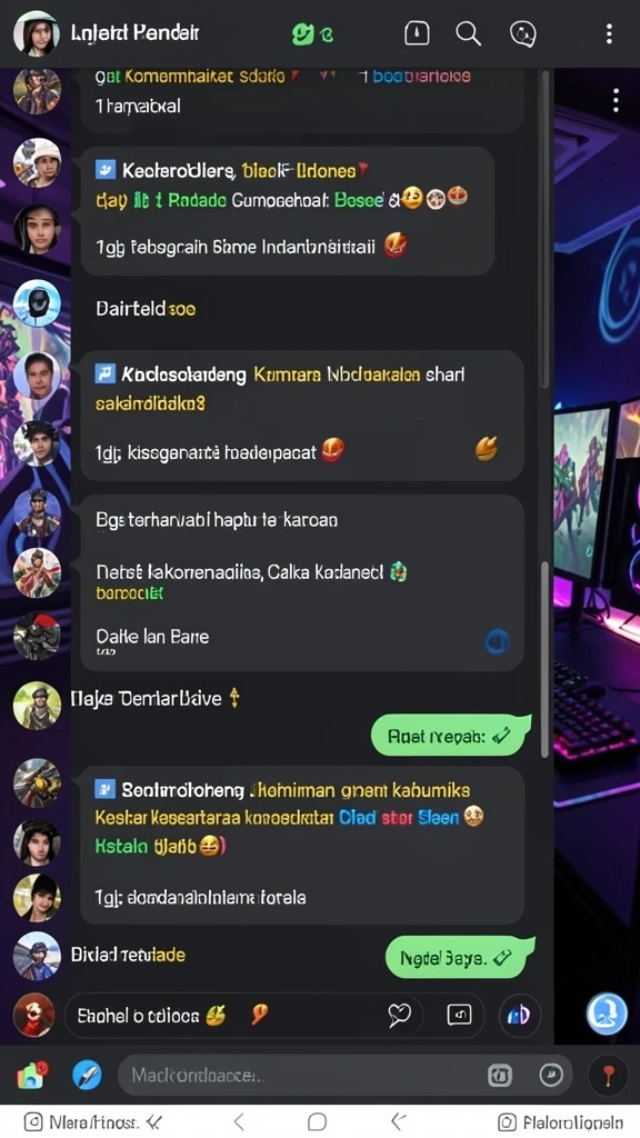 Karakter unik yang bisa Anda kustomisasi sesuai keinginan.