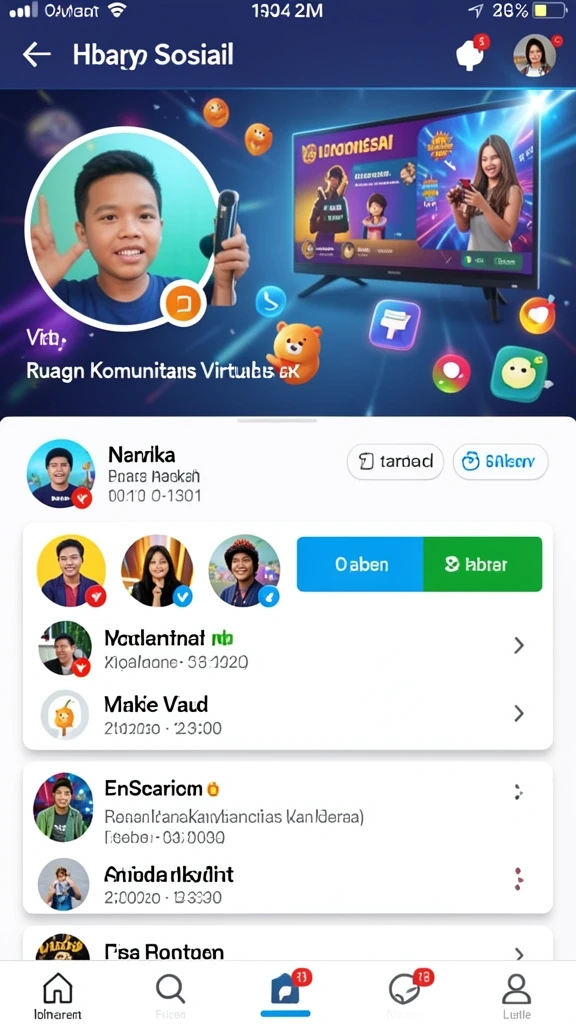 Berbagai karakter unik untuk dikustomisasi.