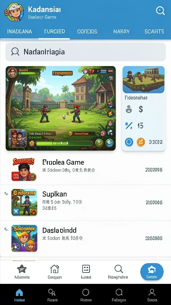 Tangkapan layar dari mode permainan seru di SOBATGAMING.