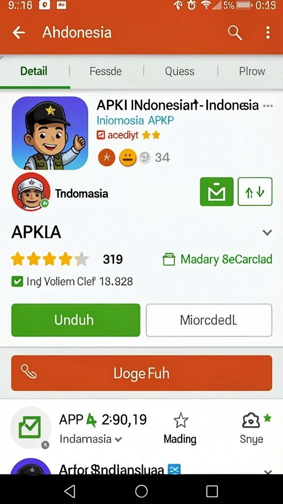 Screenshot saat melewati level yang menantang.