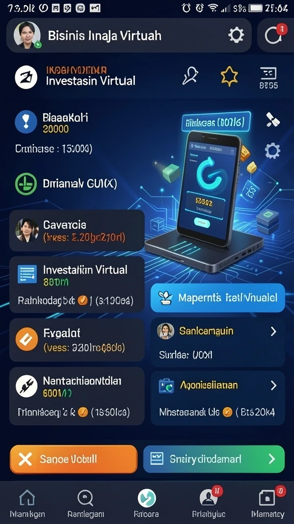 Pengaturan grafis yang memukau pada game.