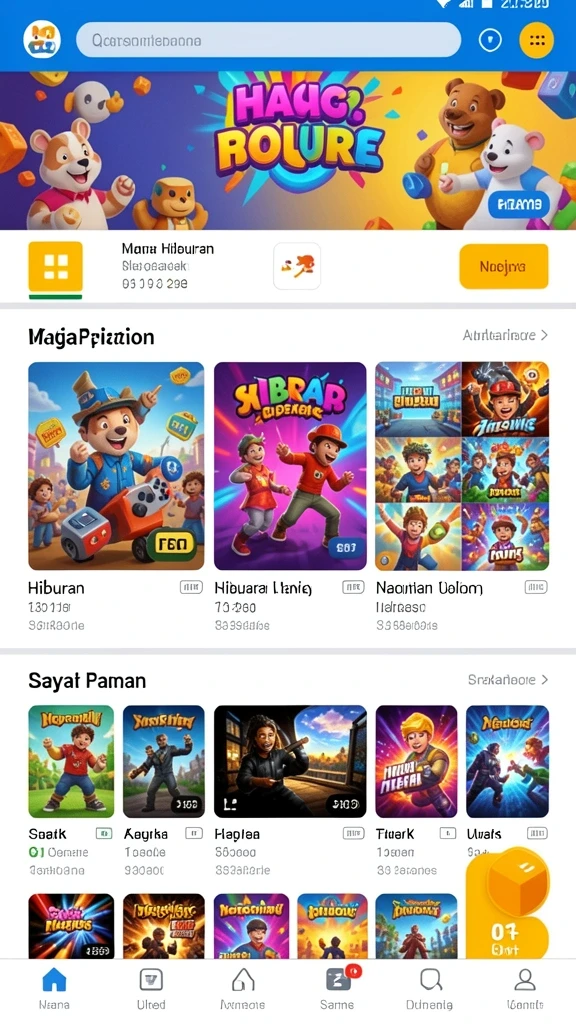 Screenshot menampilkan dealer live yang berinteraksi dengan pemain.