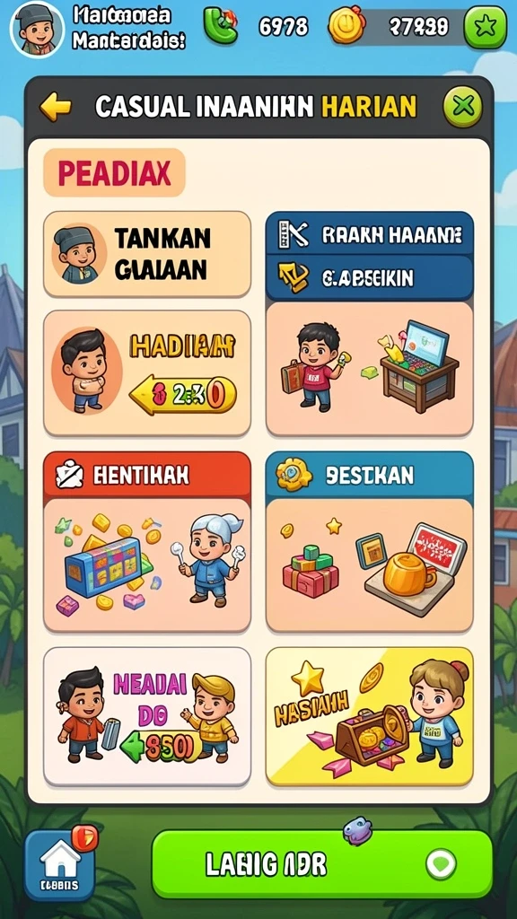 Spot penerbangan yang menantang di setiap level.