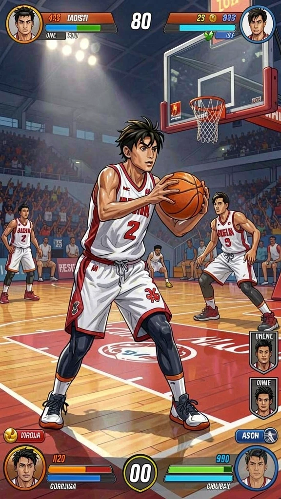 Karakter unik dalam game WG87 yang siap bertempur.