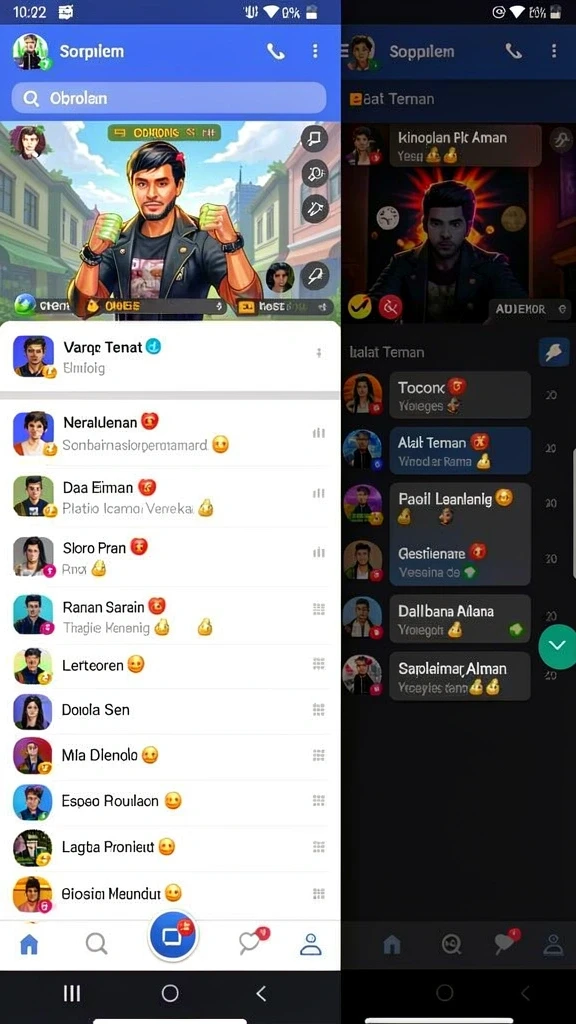 Mode multiplayer untuk bersaing dengan teman.