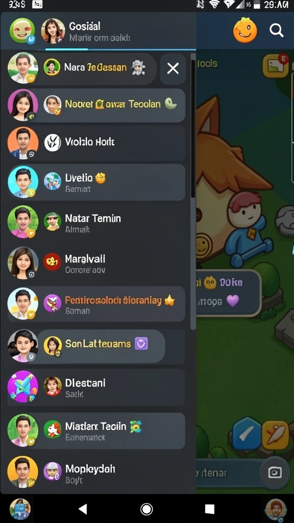Tampilan antarmuka yang menarik dan mudah digunakan.