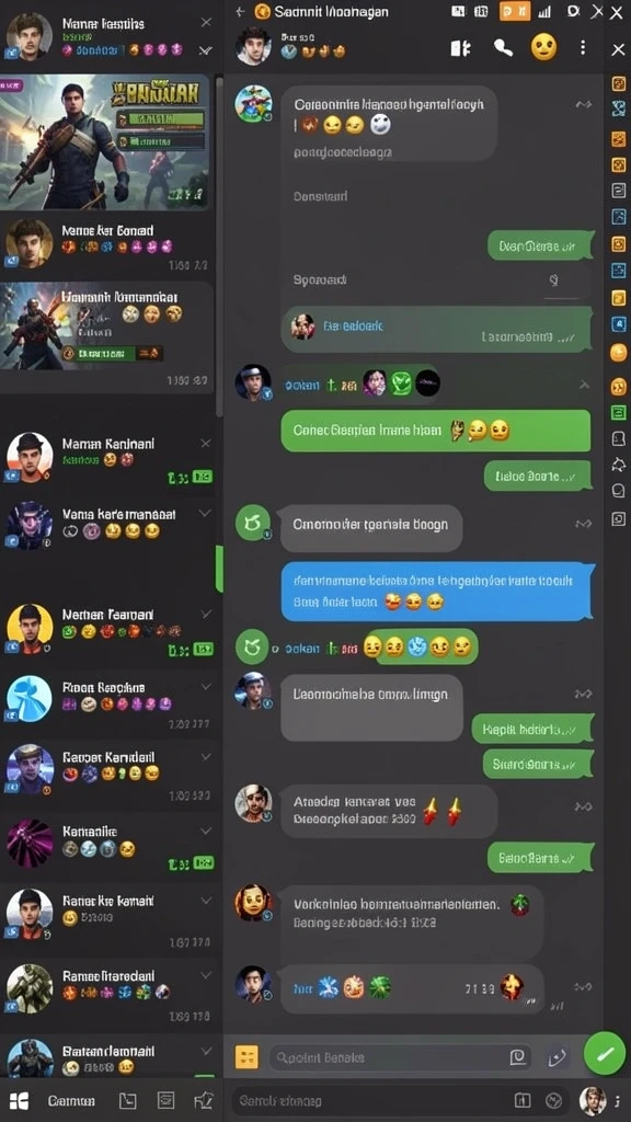 Screenshot menunjukkan tampilan karakter aksi dinamis.
