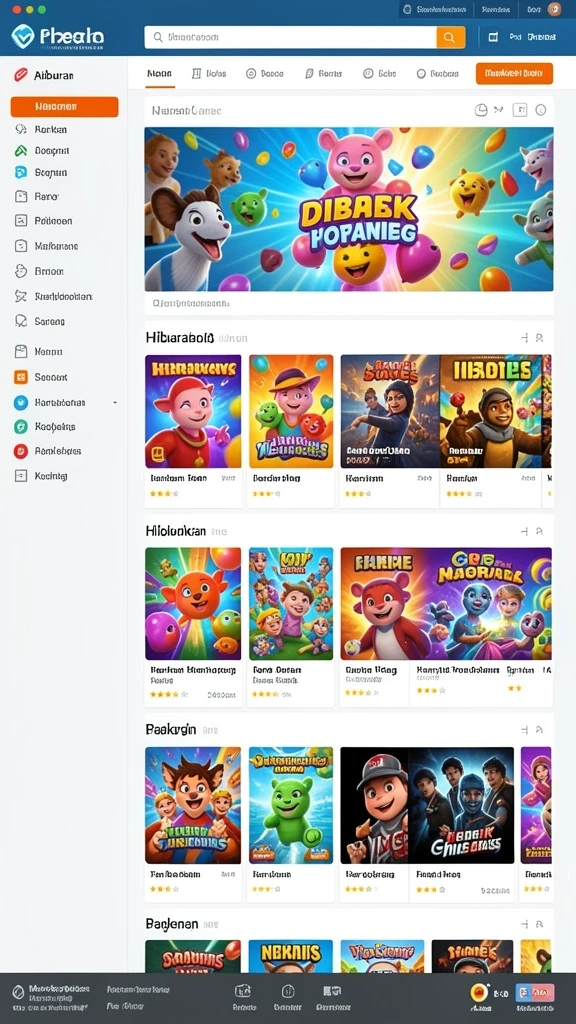 Screenshot menunjukkan fitur sosial yang memungkinkan interaksi antar pemain.